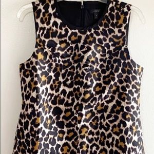 JCrew leopard print dress. No tags and never worn.